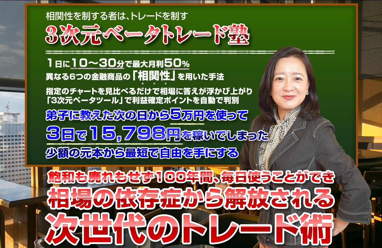 ３次元ベータトレード塾